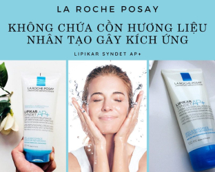 La Roche Posay Lipikar Syndet AP sữa rửa mặt và tắm cho da nhạy cảm