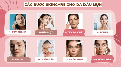 Chăm sóc da bị mụn đúng cách: Giảm viêm và ngăn ngừa tái phát
