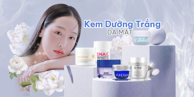 12 loại kem dưỡng trắng da mặt Hàn Quốc từ thiên nhiên