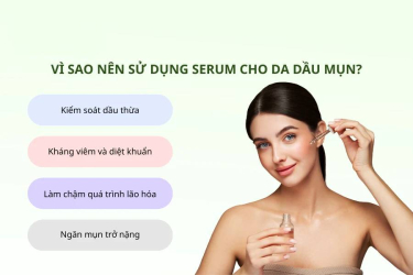 Serum cho da dầu mụn kiểm soát nhờn chuyên sâu