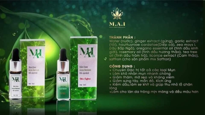 Giảm nhanh mụn khi sử dụng Serum trị mụn Skin Acnes