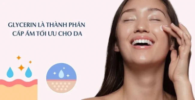 Glycerin có tác dụng thế nào trong Dưỡng Ẩm?