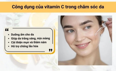 Vitamin C thực sự có tác dụng làm sáng da?