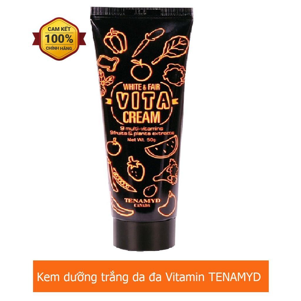 Kem Dưỡng Trắng Da Đa Vitamin Tenamyd White & Fair Vita Cream (50g)