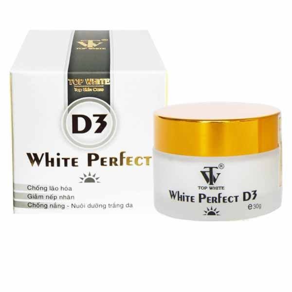 Kem Chống Lão Hóa Da Top White White Perfect D3 (30g)