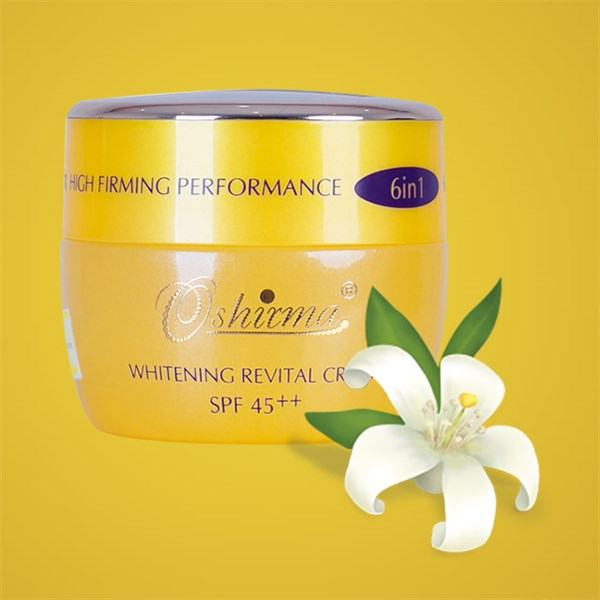 Kem Dưỡng Trắng Sáng Da Oshirma Whitening Revital Cream (25g) Vàng