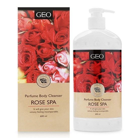 Sữa Tắm Hoa Hồng Geo Perfume Body Cleanser Rose Spa (600ml)