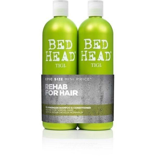 TIGI Bed Head Re Energize Shampoo & Conditioner - 750ml Xanh lá Xách Tay