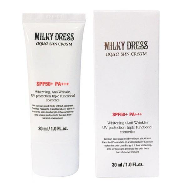 Kem Chống Nắng Milky Dress Aqua Sun Cream SPF50 (30ml)