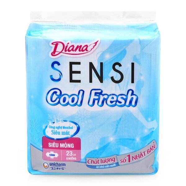 Băng Diana Sensi Cool Fresh Ban Ngày 8 Miếng