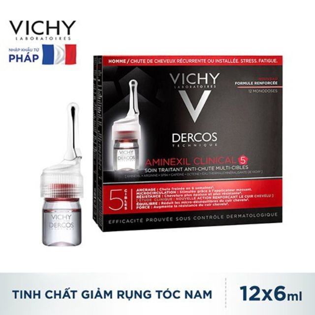 Vichy Ngắn ngừa giảm rụng tóc cho Nam