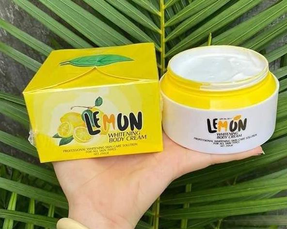 Dưỡng Trắng Da Toàn Thân Lemon Whitening Body Cream Kem (250g)