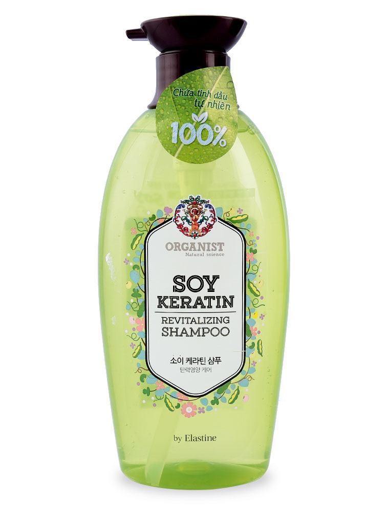 Dầu Gội Cho Tóc Hư Tổn Organist Soy Keratin Revitalizing Shampoo (500ml)