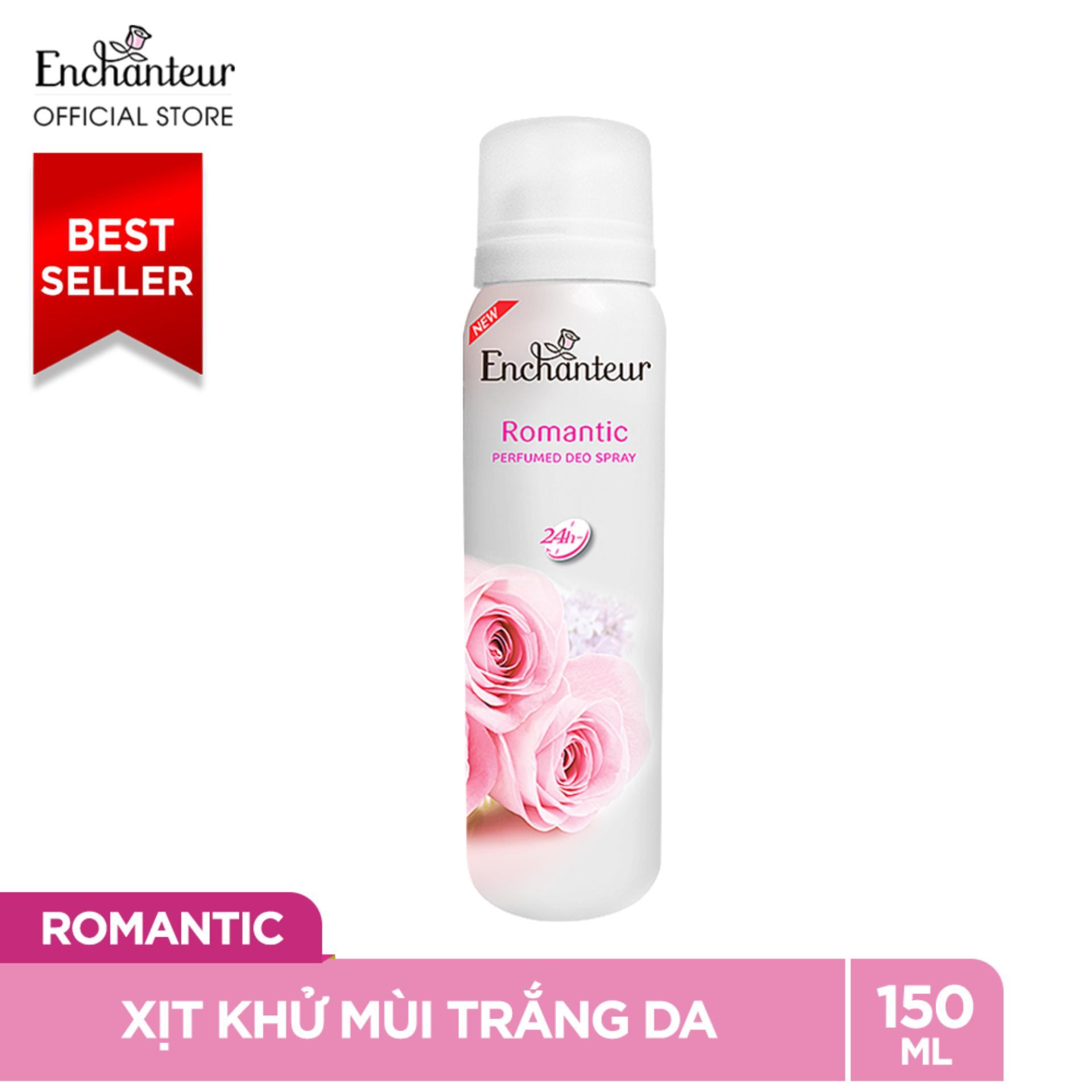 Xịt Toàn Thân Enchanteur Romantic 150ml Hồng