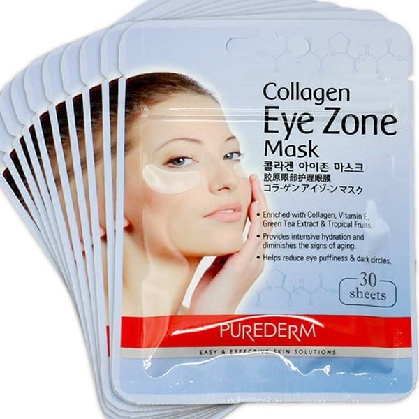 Mặt nạ dưỡng mắt PUREDERM Collagen Eye Zone Mask - Cung cấp collagen cho vùng mắt