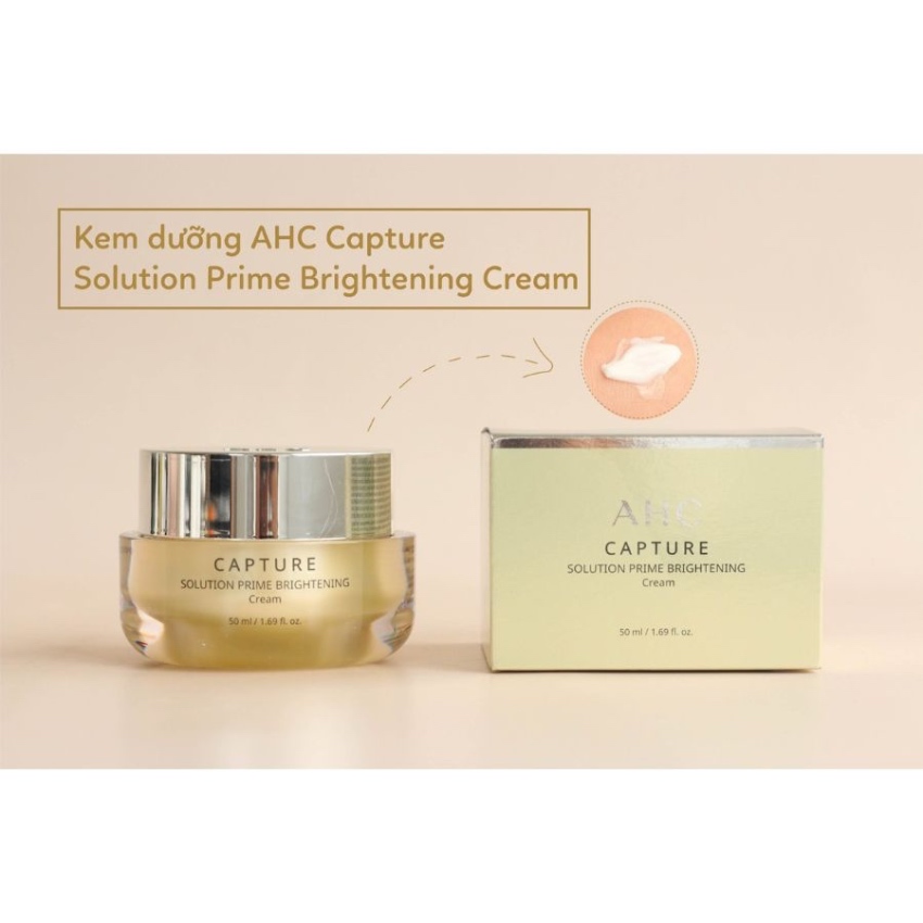 Kem Dưỡng Ẩm AHC Capture Solution Prime Brightening Cream (50ml)