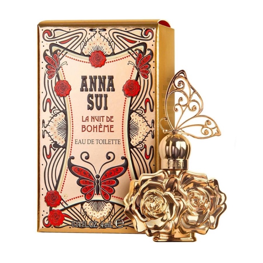Nước Hoa Nữ Anna Sui La Nuit De Boheme - Vàng (4ml)