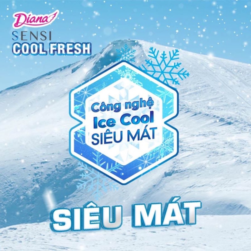 Băng Vệ Sinh Diana Cool Fresh Mát Lạnh Siêu Mỏng (Gói 20 Miếng) 