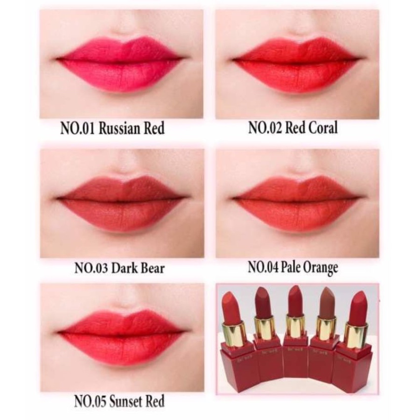 Son Thỏi Be Well Matte Lip Color #01 Russian Red