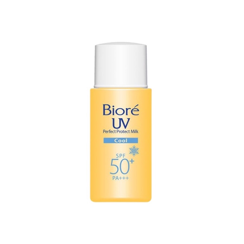 Sữa Chống Nắng Kháng Khuẩn Mát Lạnh Bioré UV Perfect Protect Milk Cool SPF50/PA+++ (25ml) 