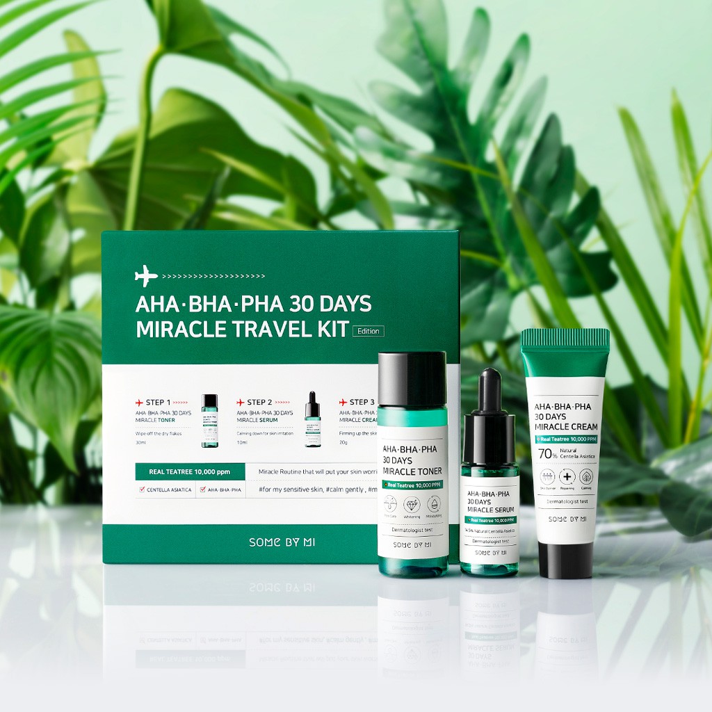 Bộ Kem Trị Mụn Some By Mi Miracle Travel Kit Edition