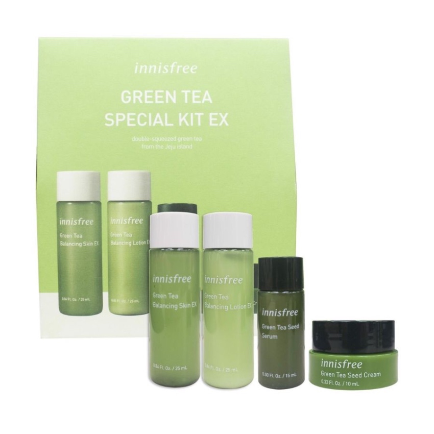 Bộ Kit Dưỡng Da Dùng Thử Innisfree Green Tea Special Kit EX