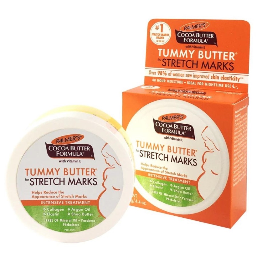 Bơ Trị Ngăn Ngừa Và Trị Rạn Da Palmer's Cocoa Butter Formula Tummy Butter (120g)