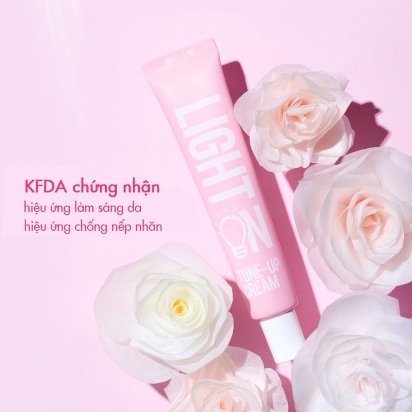 Kem Lót Nâng Tông Da B.O.M Light On Tone-Up Cream (40ml)