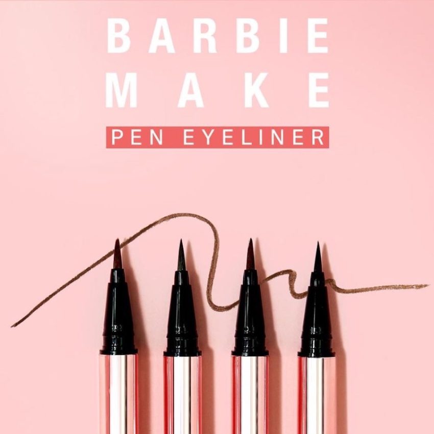 Bút Kẻ Mắt Nước Milky Dress Barbie Make Brush Pen Eyeliner M45