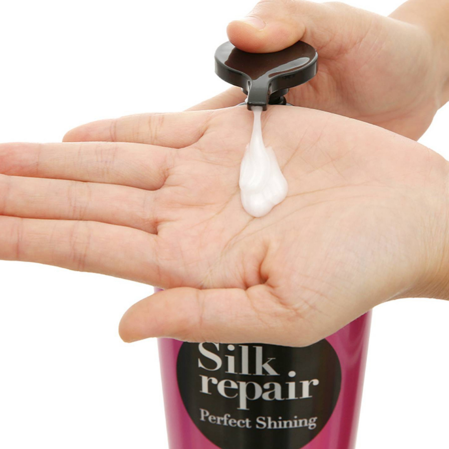 Dầu Gội Chăm Sóc Và Nuôi Dưỡng Tóc Elastine Silk Repair Perfect Shinning (550ml)