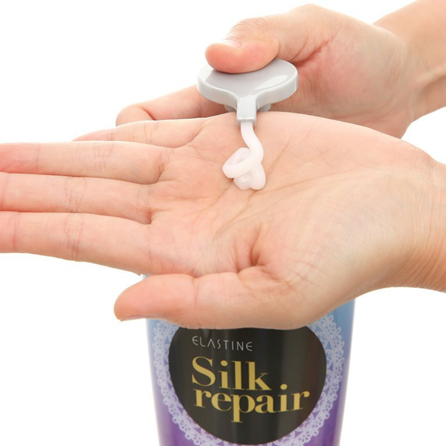 Dầu Gội Chăm Sóc Và Nuôi Dưỡng Tóc Elastine Silk Repair - Hương Phấn Em Bé (550ml)