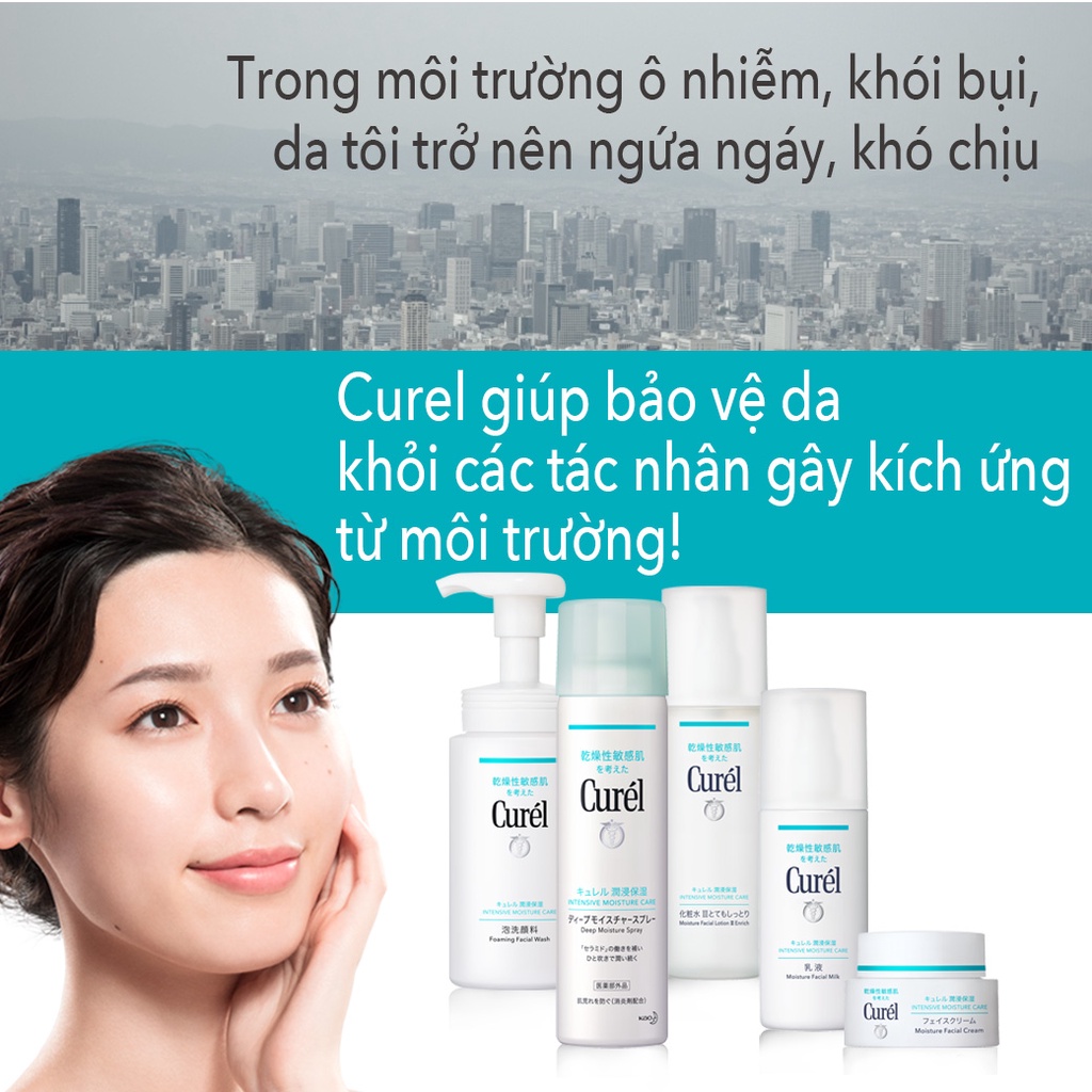 Dầu Gội Cấp Ẩm Chuyển Sâu Cho Da Khô, Nhạy Cảm Curél Intensive Moisture Care Shampoo (420ml) 