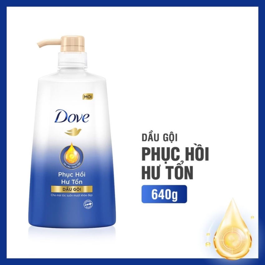 Dầu Gội Dove Phục Hồi Hư Tổn (340g)