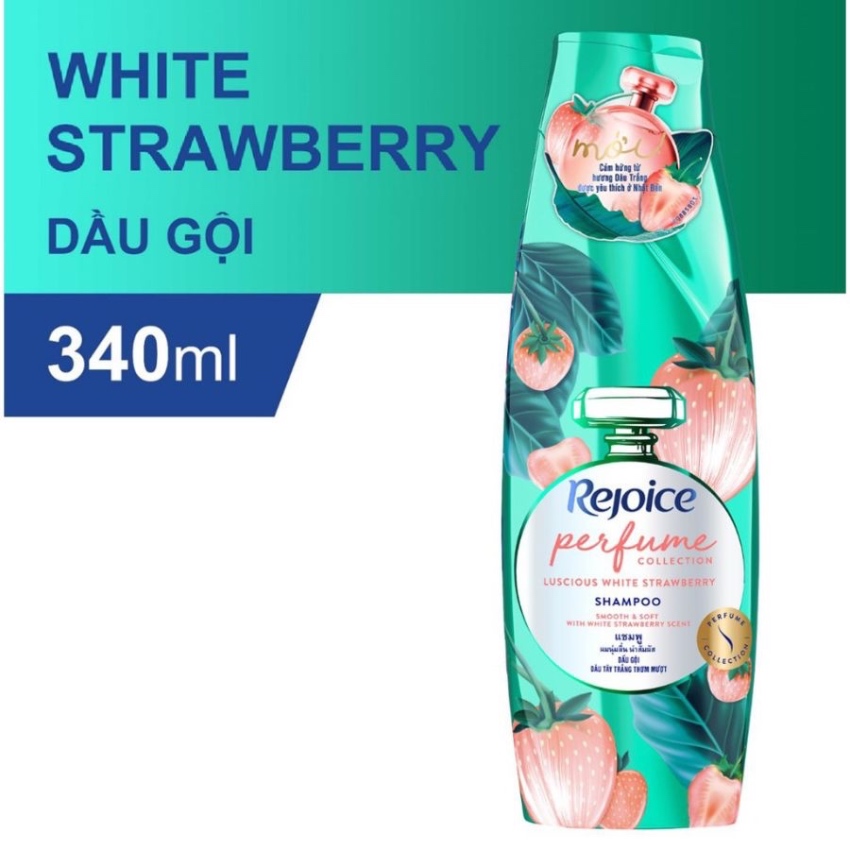 Dầu Gội Thơm Mượt Rejoice Luscious White Strawberry Shampoo - Hương Dâu Tây Trắng (632,3ml)