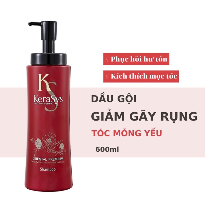 Dầu Gội Giảm Gãy Rụng, Phục Hồi Hư Tổn Kerasys Oriental Premium Shampoo (600ml)