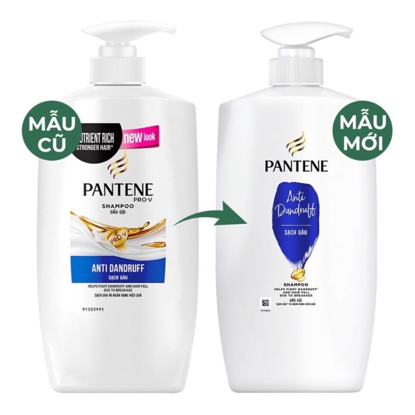 Dầu Gội Trị Gàu Pantene Anti Dandruff Shampoo (650ml)