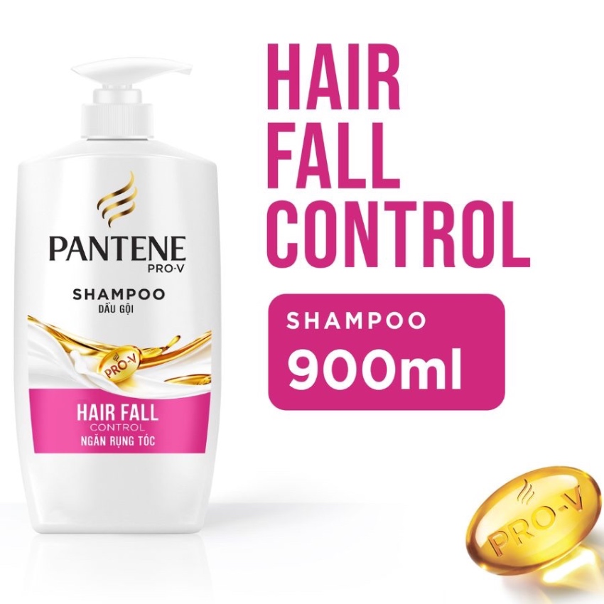 Dầu Gội Ngăn Rụng Tóc Pantene Hair Fall Control Shampoo (650ml) + Tặng Hủ Mứt 