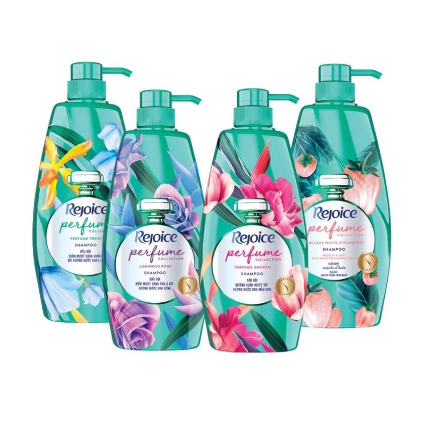 Dầu Gội Dưỡng Tóc Suôn Mượt Sảng Khoái Rejoice Perfume Fresh Shampoo - Hương Hoa LiLy (632,3ml)