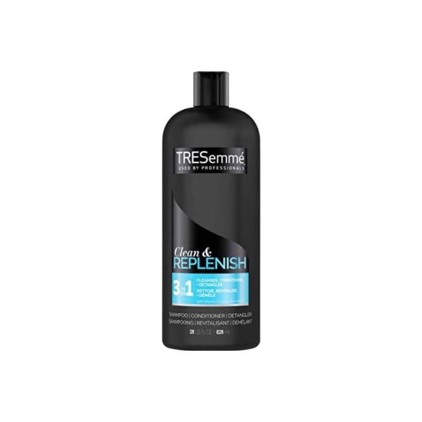 Dầu Gội Giúp Tóc Chắc Khỏe Và Mềm Mượt TRESemmé Clean & Replenish Shampoo (828ml) 