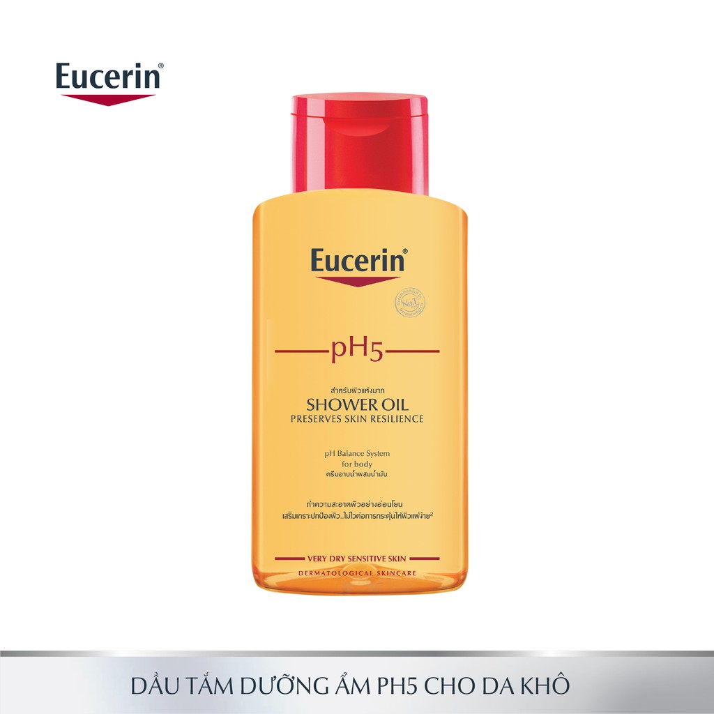 Dầu Tắm Dưỡng Ẩm Eucerin pH5 Shower Oil (200ml) 