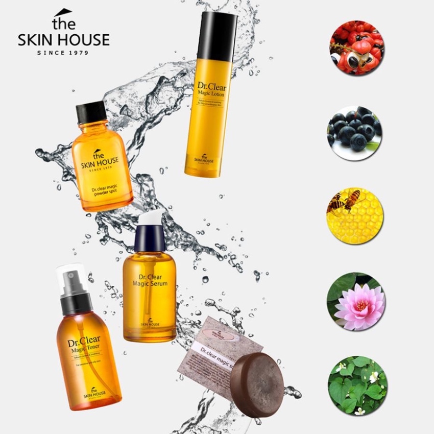 Xà Bông Trị Mụn Lưng The Skin House Dr. Clear Magic Soap (100g)