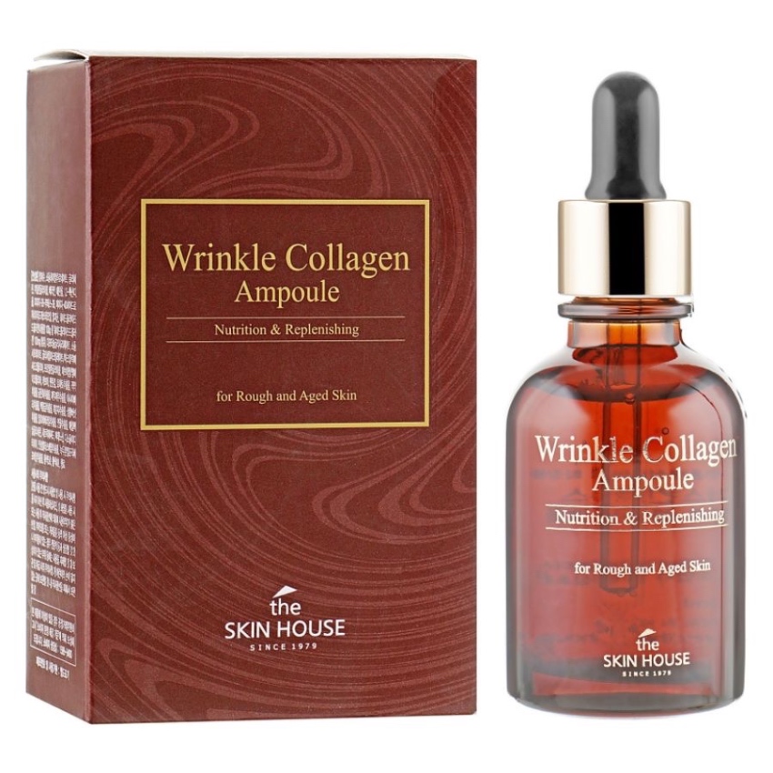 Huyết Thanh Collagen Giảm Nhăn và Săn Chắc Da The Skin House Wrinkle Collagen Ampoule (30ml)