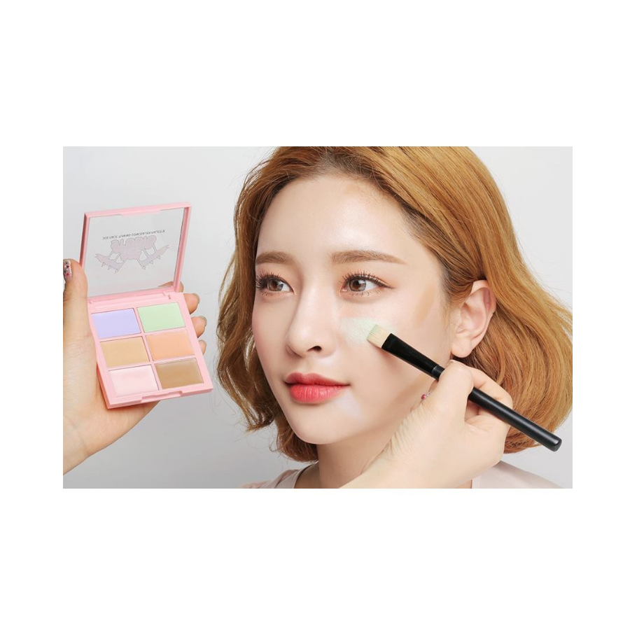Kem Che Khuyết Điểm 3CE Studio Face Tuning Concealer Palette (06 Màu) 