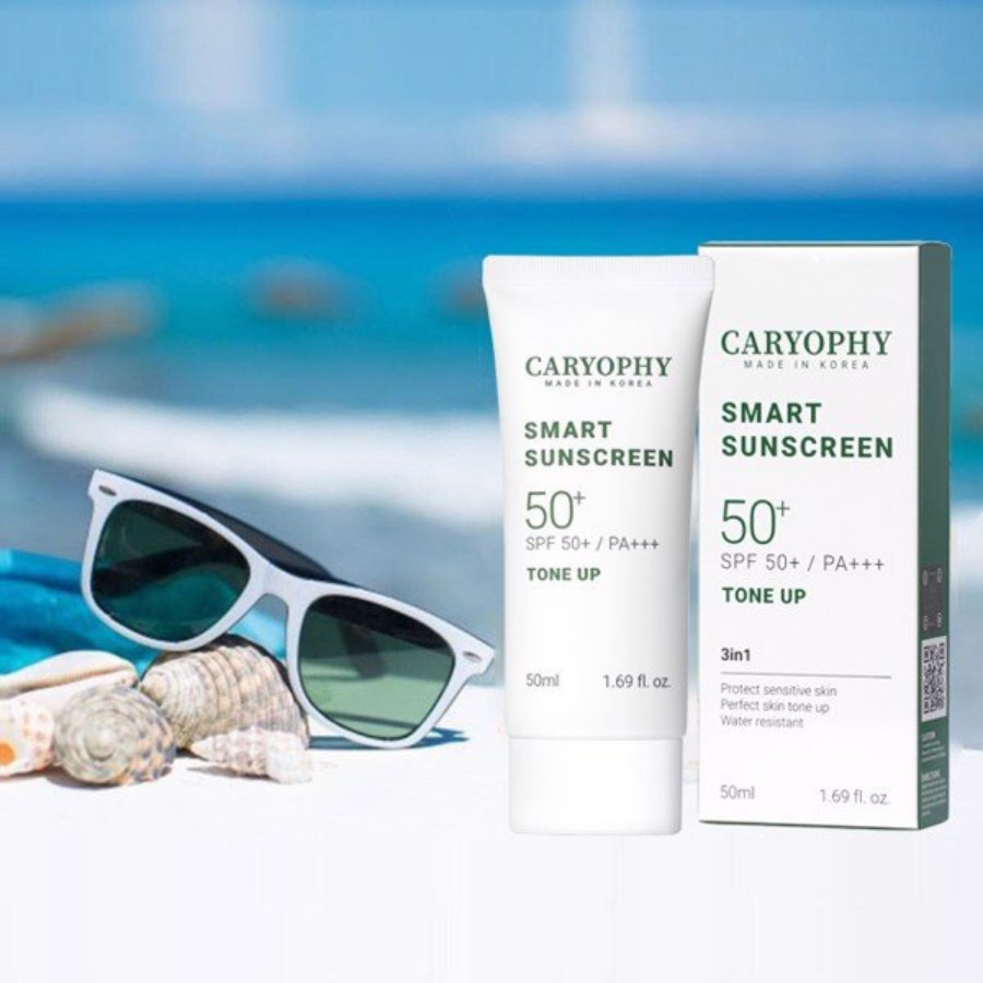 Kem Chống Nắng Nâng Tone Caryophy Smart Sunscreen Tone Up 3in1 SPF50+/PA+++ (50ml) 