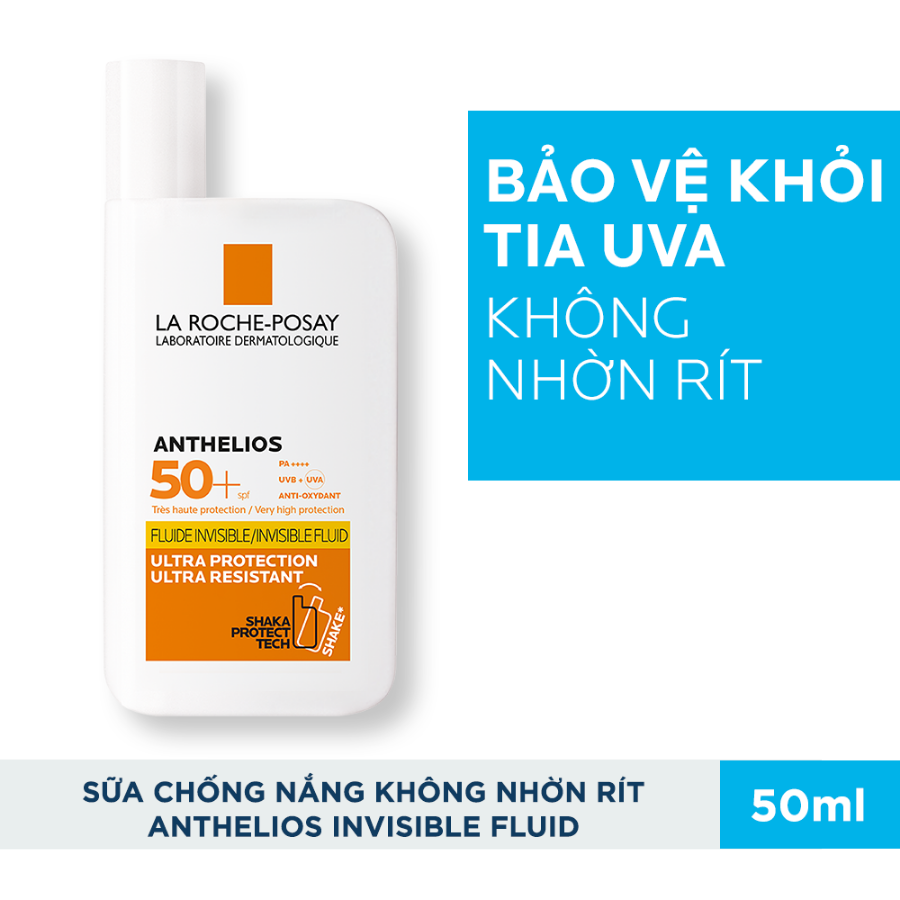 Sữa Chống Nắng Không Nhờn Rít La Roche-Posay SPF50+ Anthelios Invisible Fluid (50ml) 
