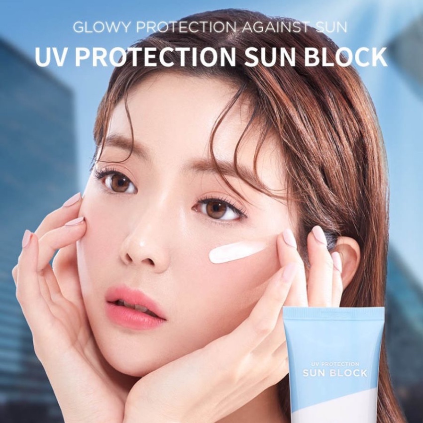 Kem Chống Nắng Làm Sáng Da và Ngăn Ngừa Lão Hóa The Skin House UV Protection Sun Block (50ml) 