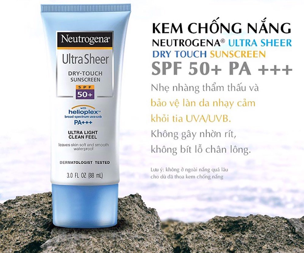 Kem Chống Nắng Neutrogena Ultra Sheer Dry-Touch Sunblock SPF50+ (88ml)