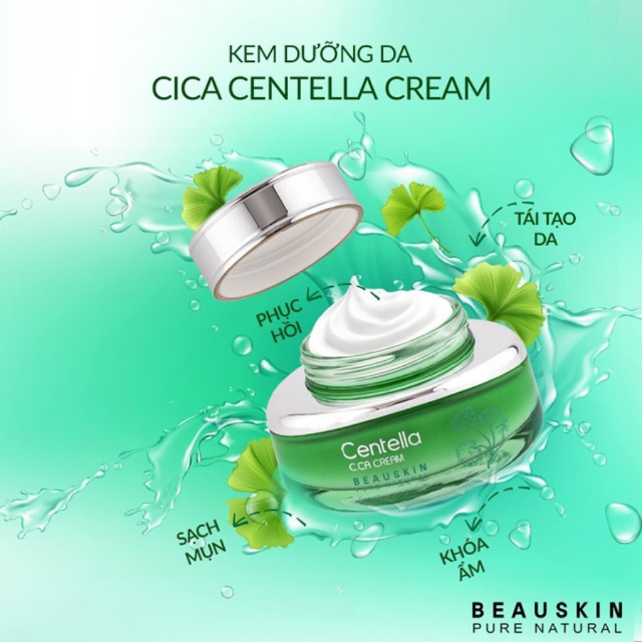 Kem Dưỡng Tái Tạo & Phục Hồi Da Beauskin Centella Cica Cream (55g)