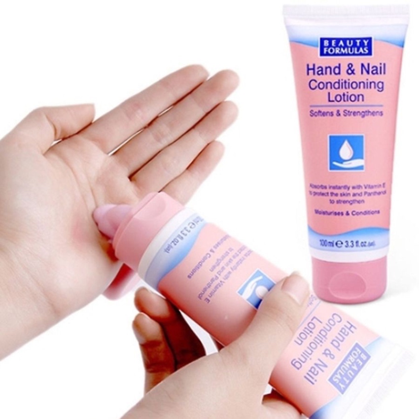 Kem Dưỡng Da Tay Và Móng Beauty Formulas Hand & Nail Conditioning Lotion (100ml)