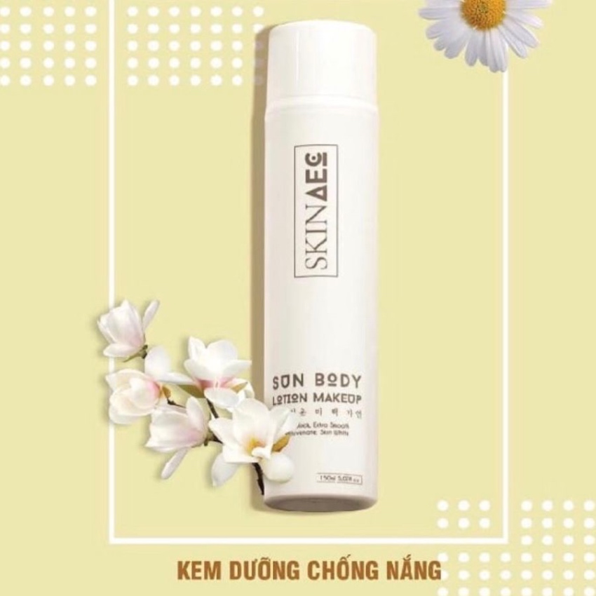 Kem Dưỡng Thể Trắng Da Chống Nắng Ban Ngày Skin ACE Sun Body Lotion Makeup (150ml)